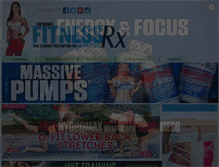 Tablet Screenshot of fitnessrxwomen.com
